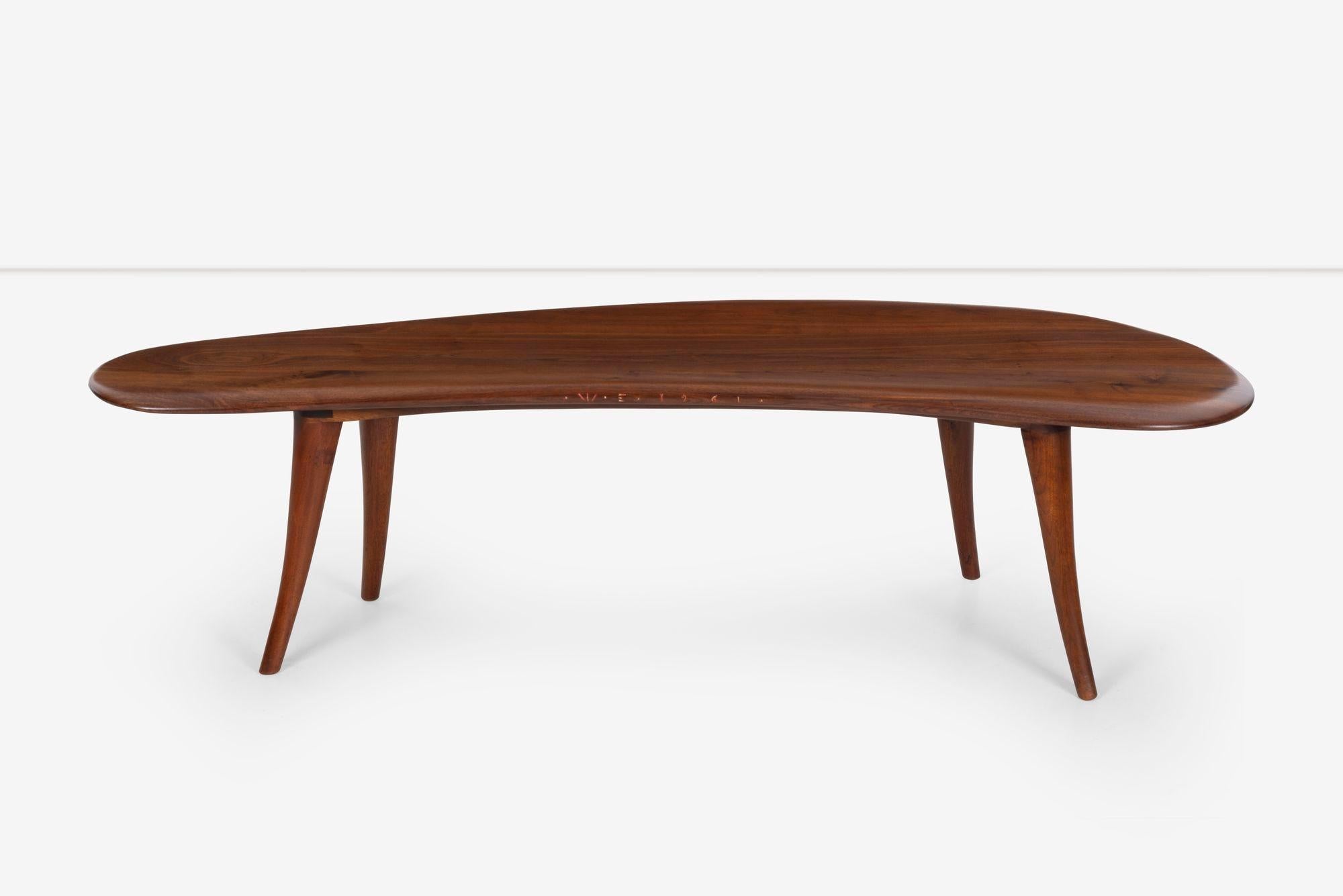 Table basse sculptée Wharton Esherick en vente 3