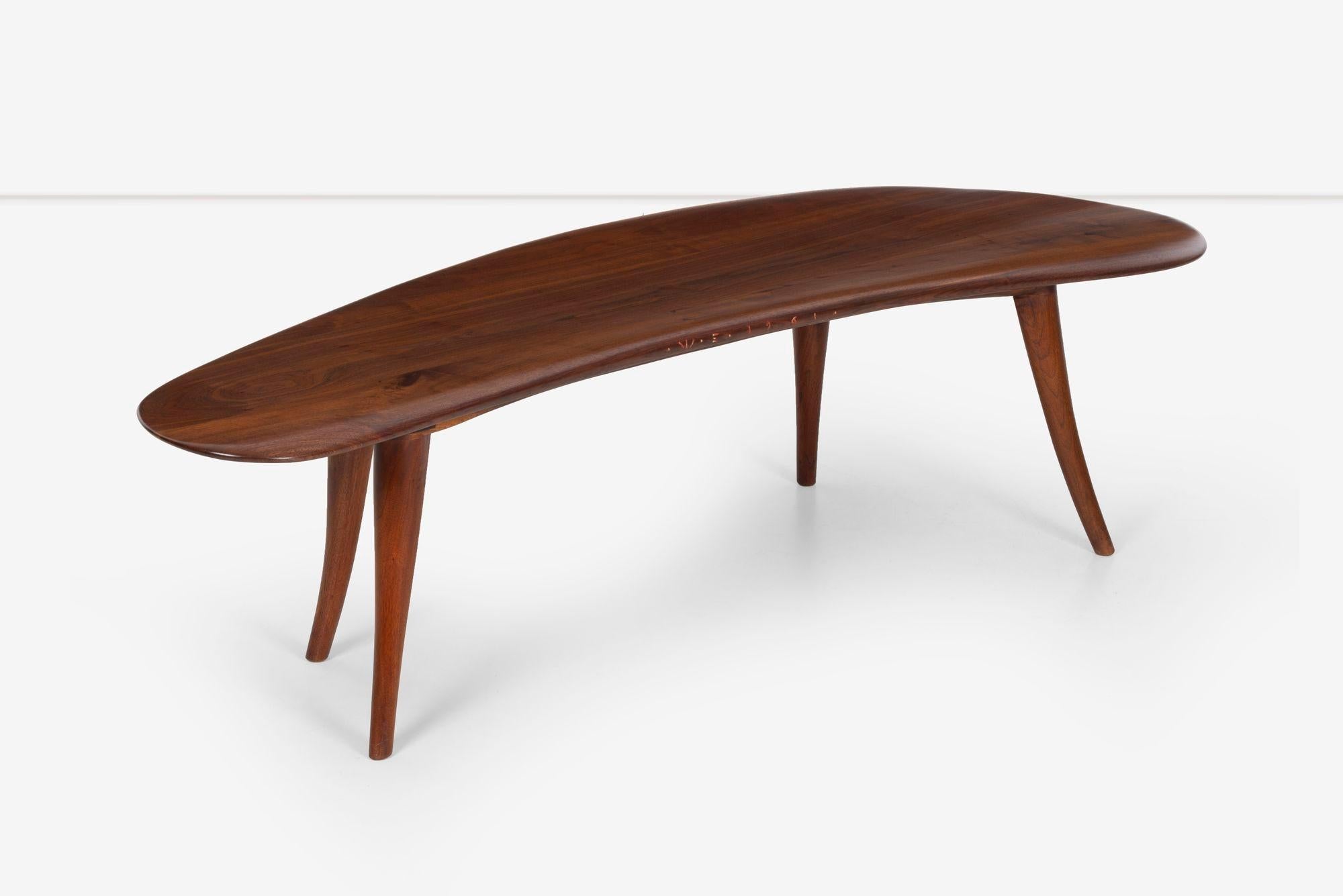 Table basse sculptée Wharton Esherick en vente 4