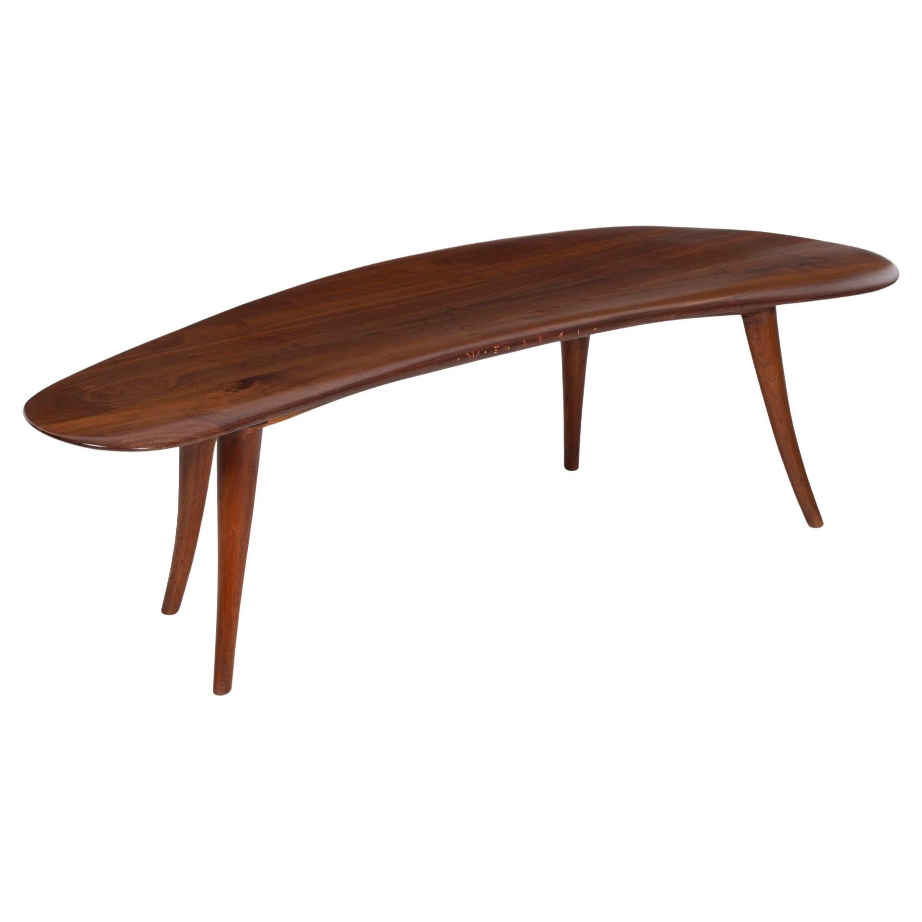 Table basse sculptée Wharton Esherick en vente