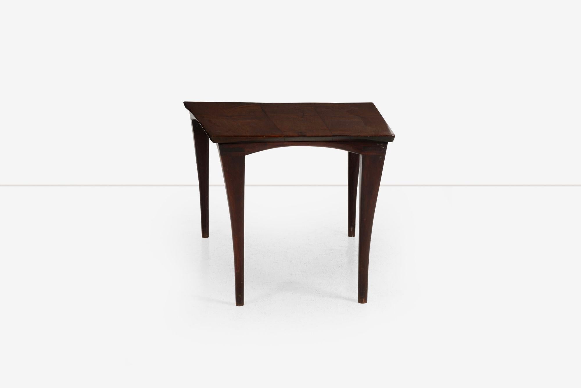 Américain Wharton Esherick salle à manger en noyer massif 1953 en vente