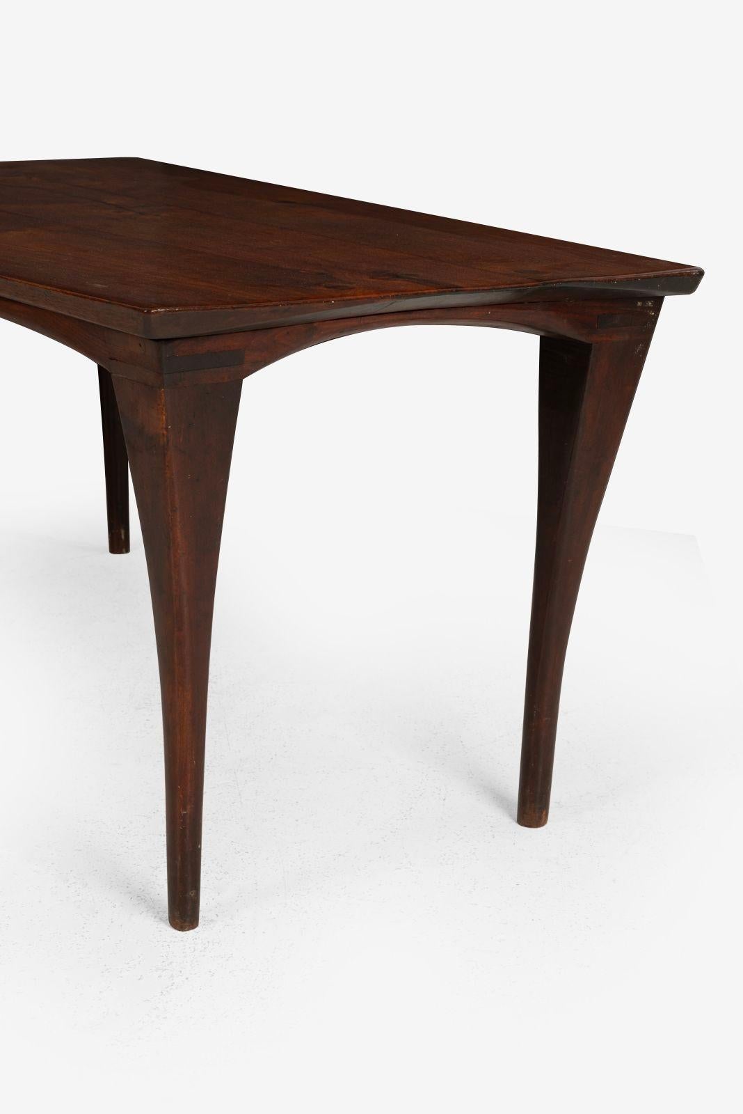 Wharton Esherick salle à manger en noyer massif 1953 Bon état - En vente à Chicago, IL