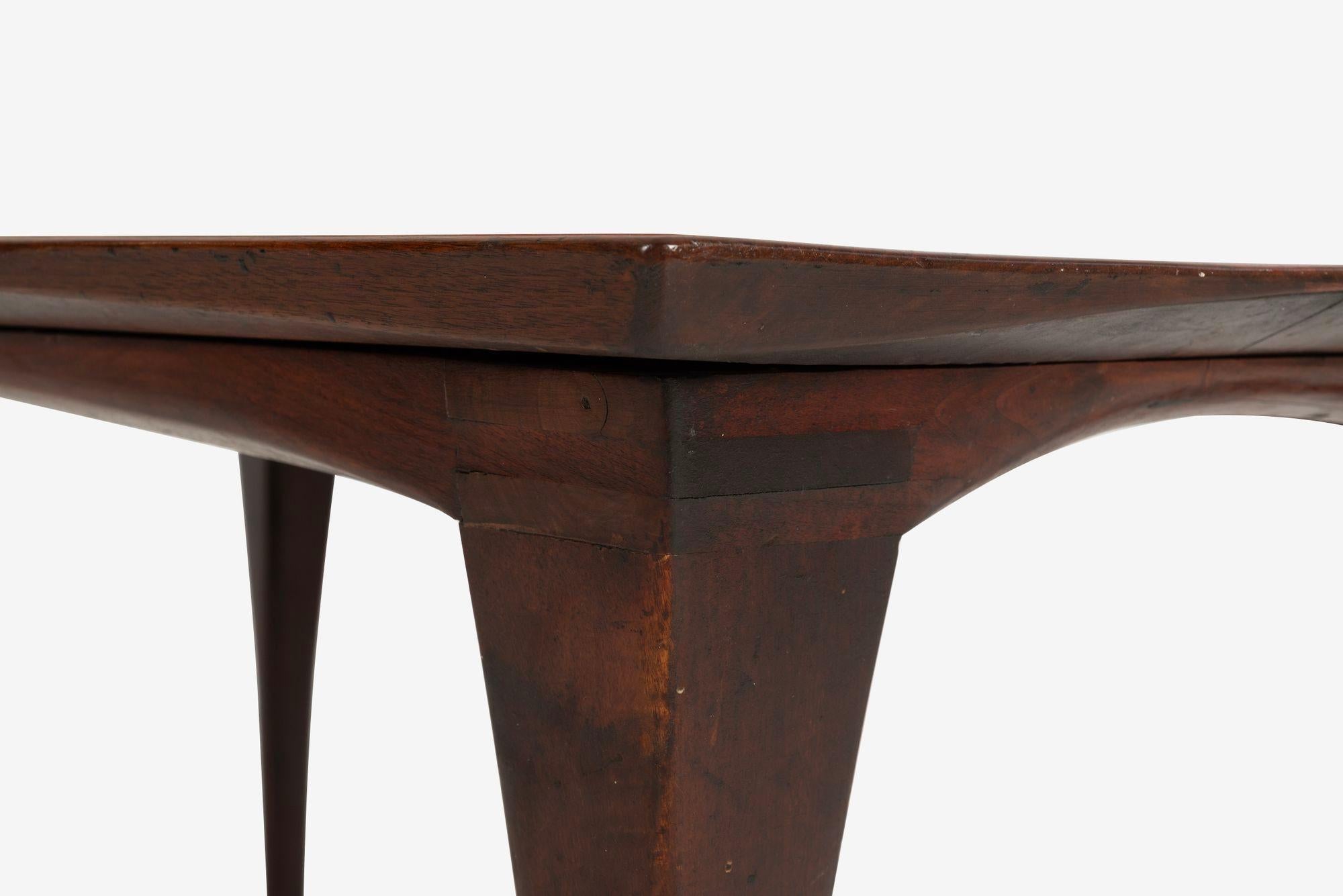 Noyer Wharton Esherick salle à manger en noyer massif 1953 en vente