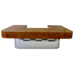 What Every Executive Needs Paul Evans Burl Top City Scape Desk for Directional