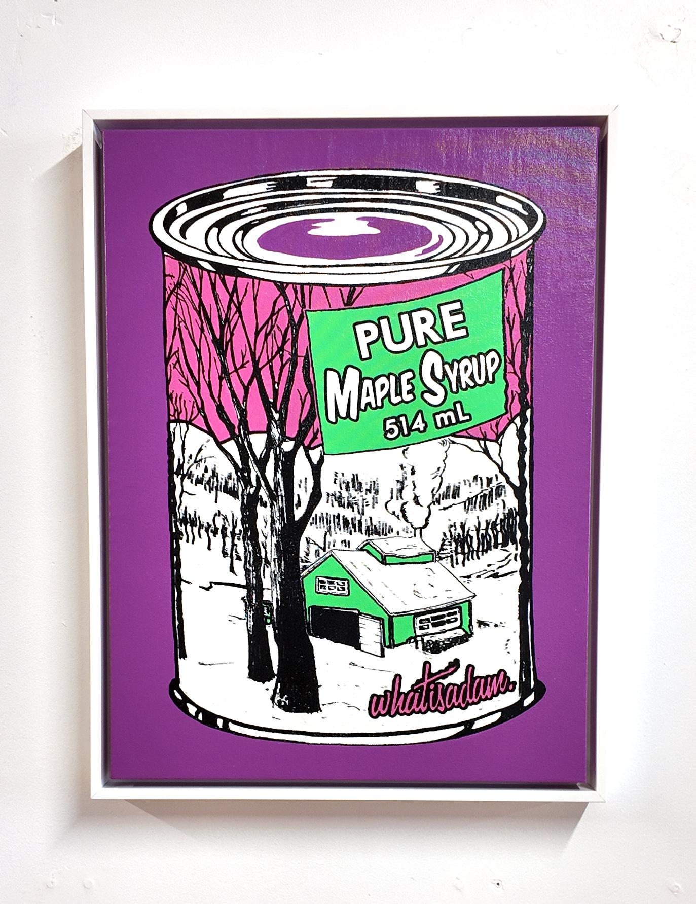 Jarabe de arce (morado/rosa/verde)
