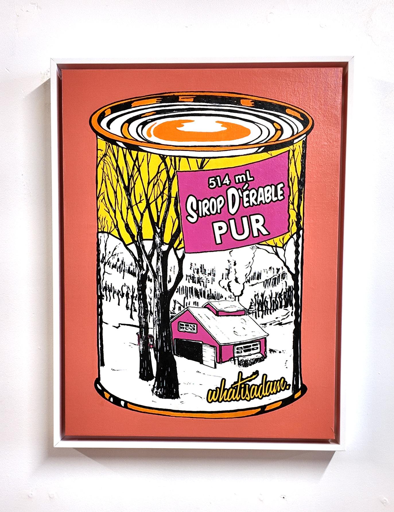 Sirop D'Érable (Rosa/Amarillo/Rosa) - Painting de Whatisadam