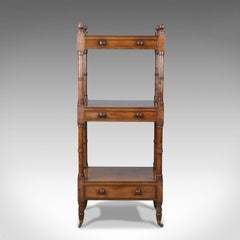 Whatnot, English, Mahogany, Three-Tier, Victorian, Display Stand, circa 1860