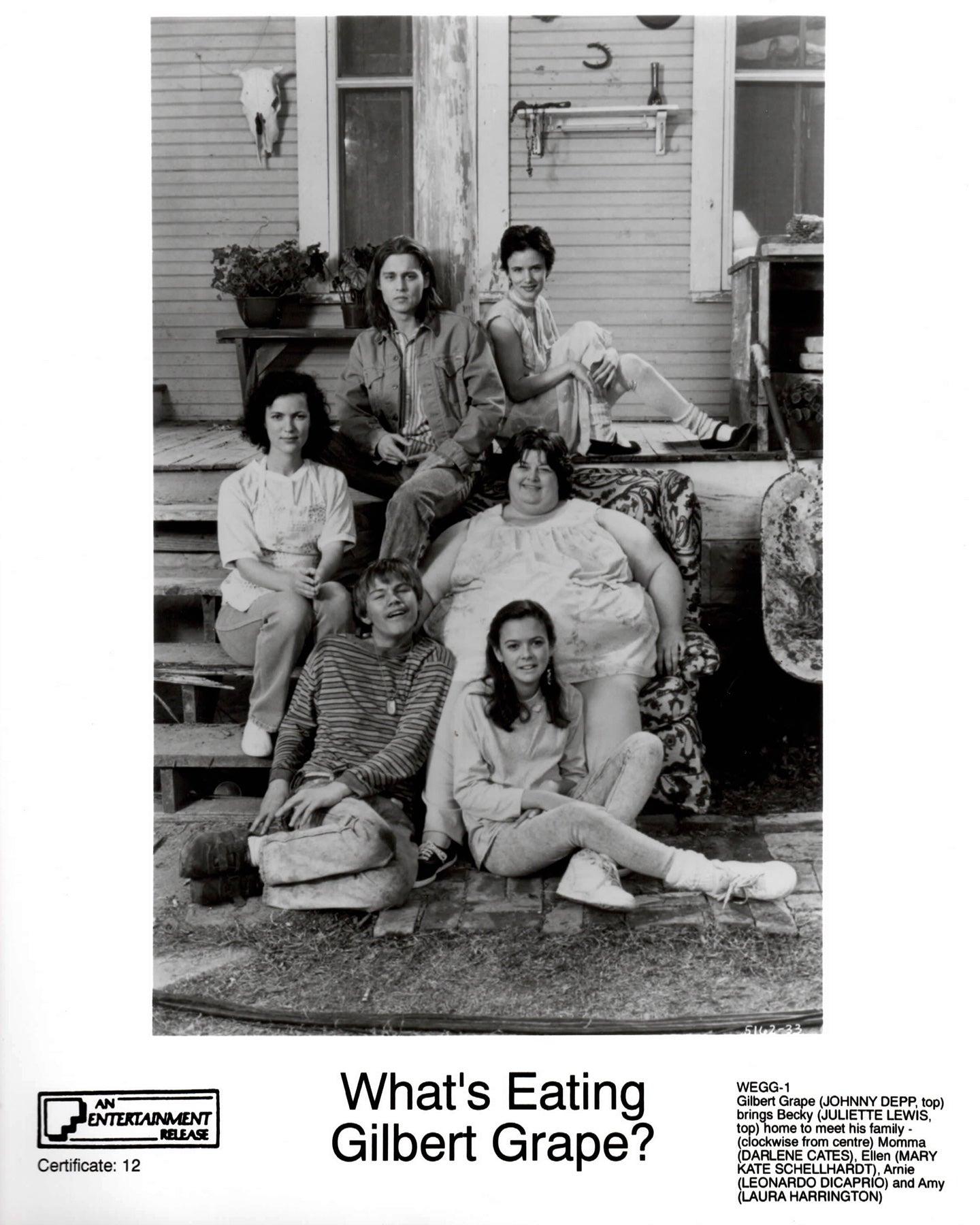 Papier What's Eating Gilbert Grape 1993 Publicity Film Movie Press Still Framed en vente