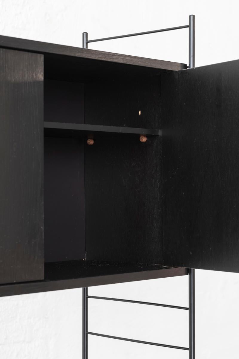 WHB 3-Bay Shelving System in black, Germany, 1960s For Sale 6
