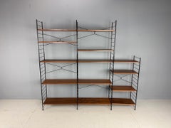W.H.B Minamalistic shelving Unit Germany 1960s