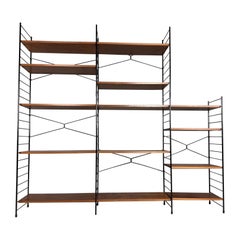 W.H.B Minamalistic shelving Unit Germany 1960s
