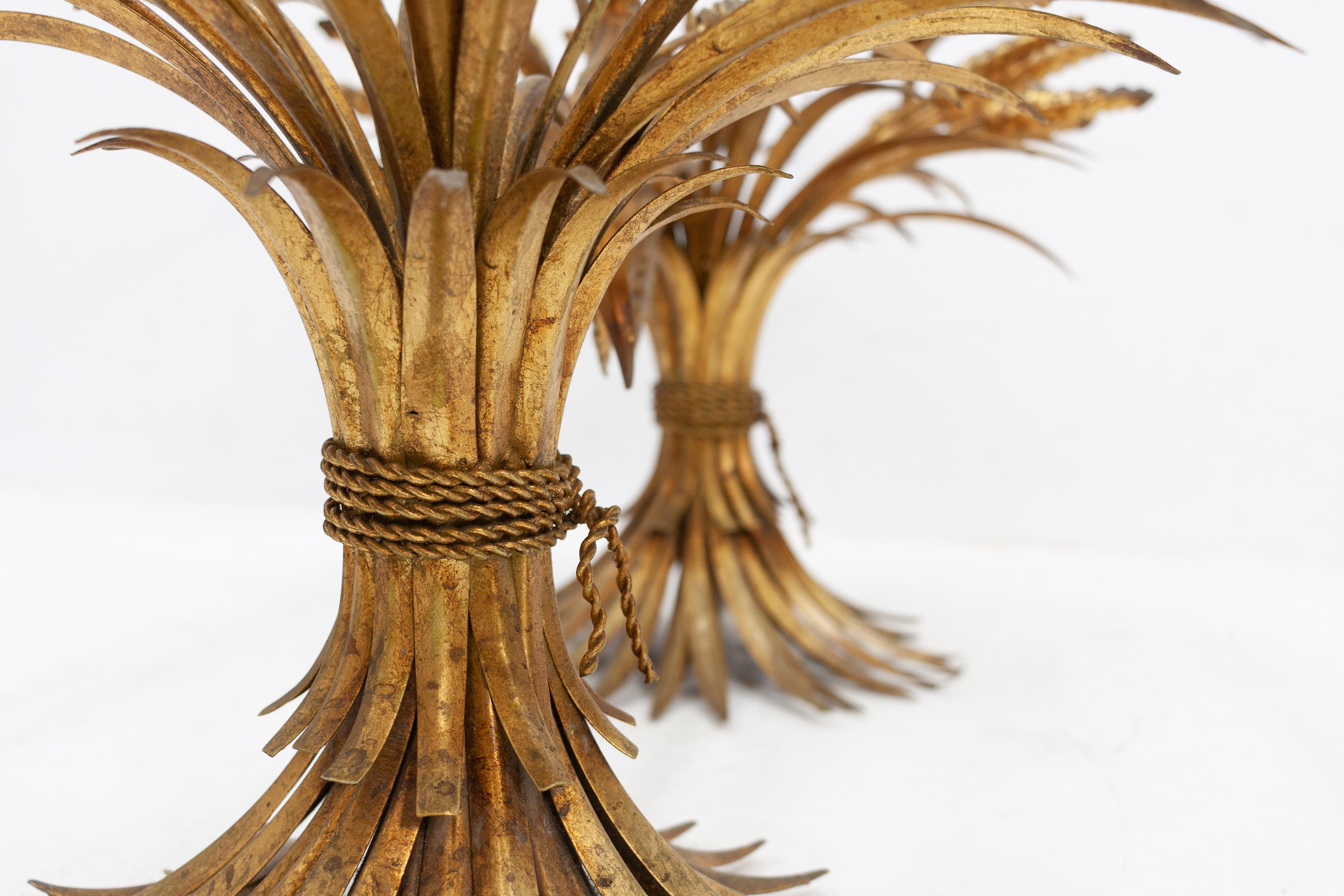 Brass Wheat Sheaf Coco Chanel Table