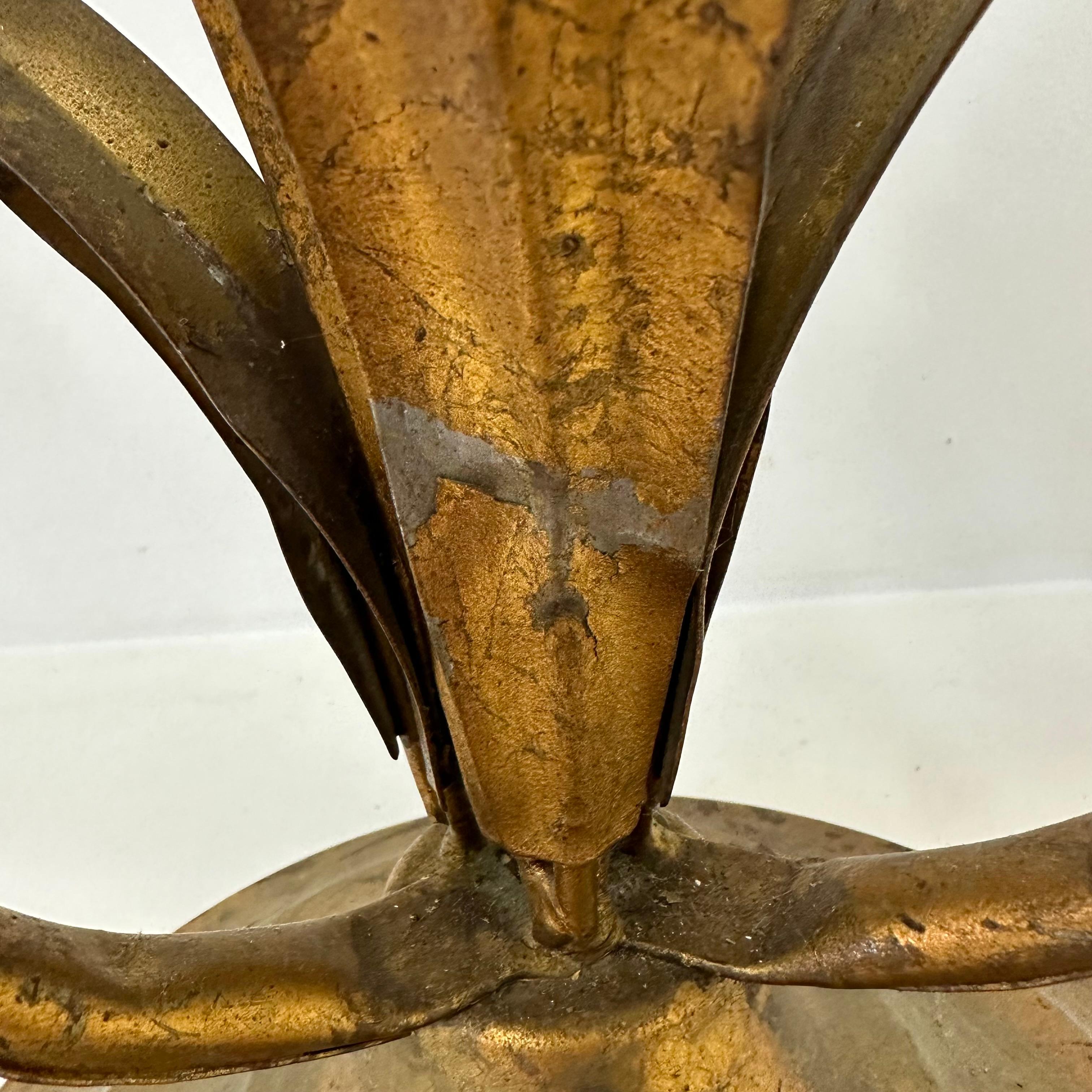 Table d'appoint en gerbe de blé , 1970 en vente 12