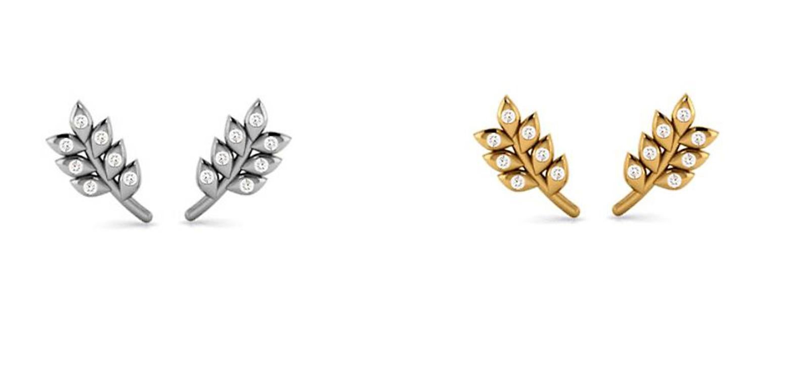 Add a little sparkle to the ears, sold as a pair, these can stand out alone or be curated as you wish with other studs and hoops. Wear them now and forever. Available in Rhodium Plated Sterling Silver or 18K Yellow Gold Vermeil. Diamond accents add