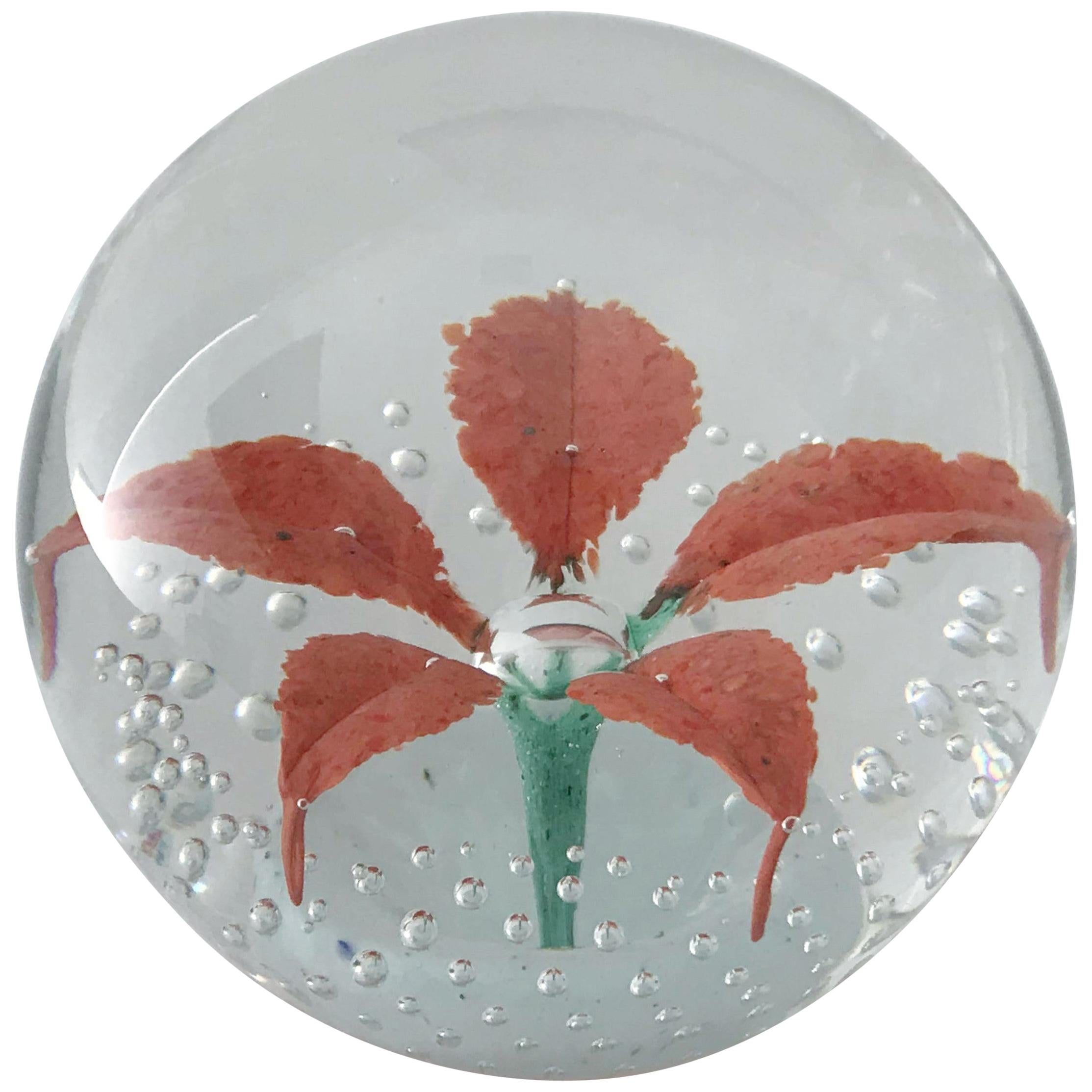 Wheaton Village Glass Paperweight For Sale