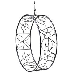 Runder Radstuhl, rundes, rundes Design von Ndebele