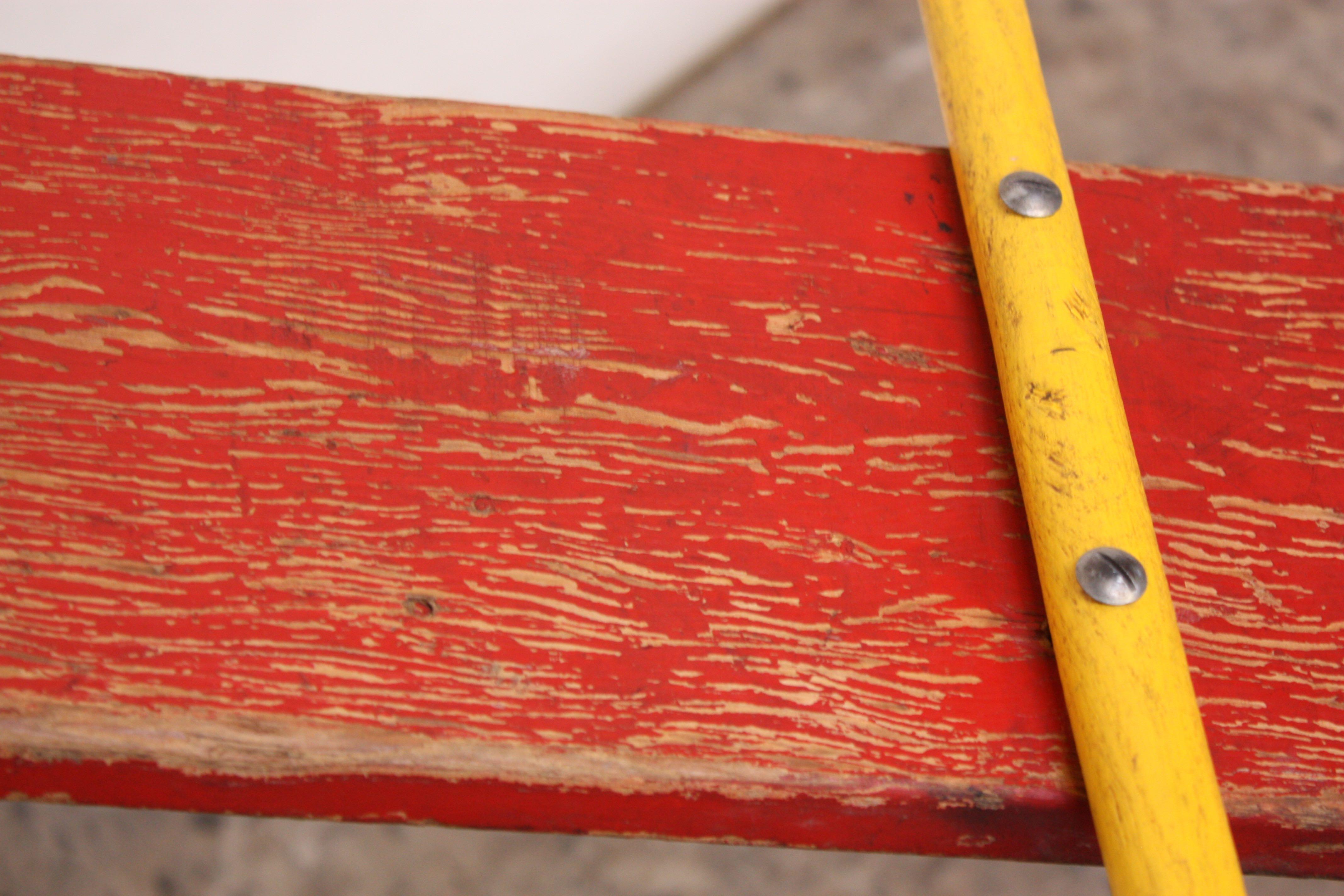 Folk Art Seesaw with Original Paint For Sale 3