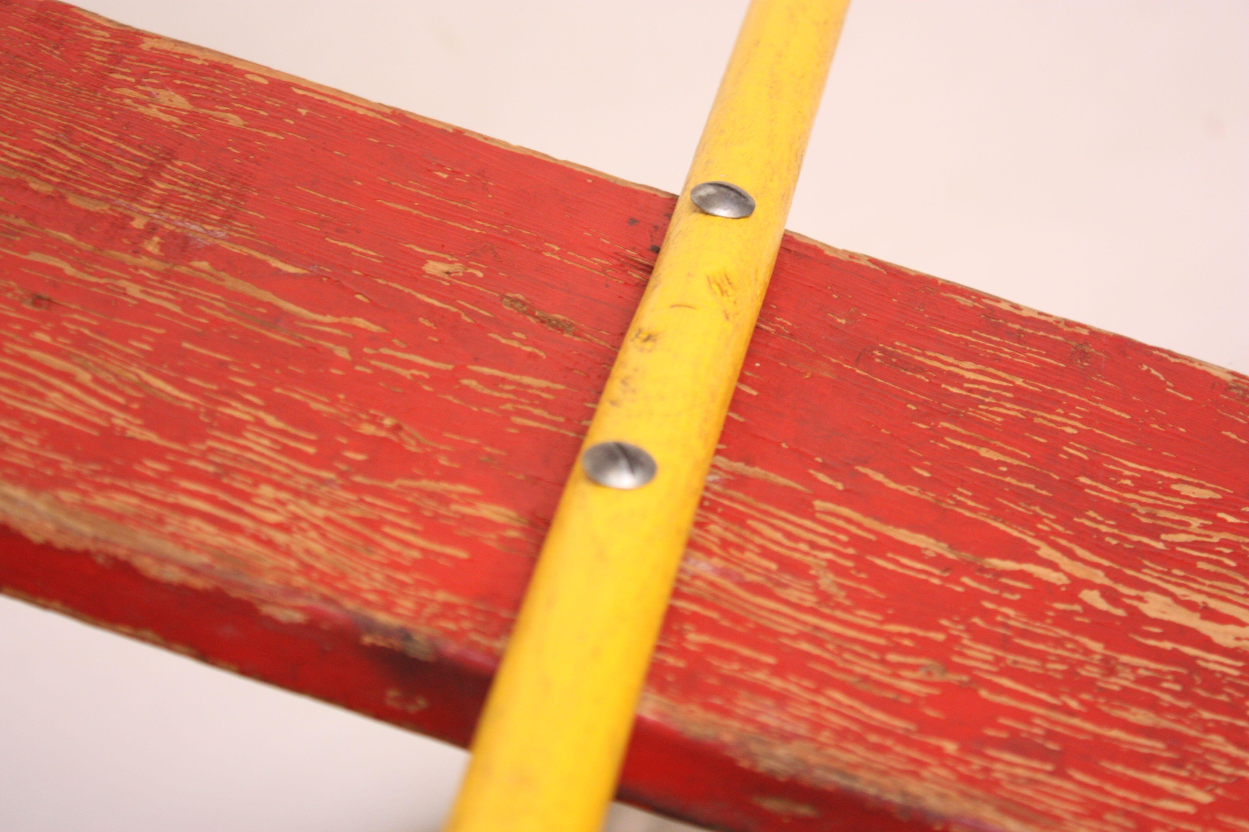 Folk Art Seesaw with Original Paint For Sale 4