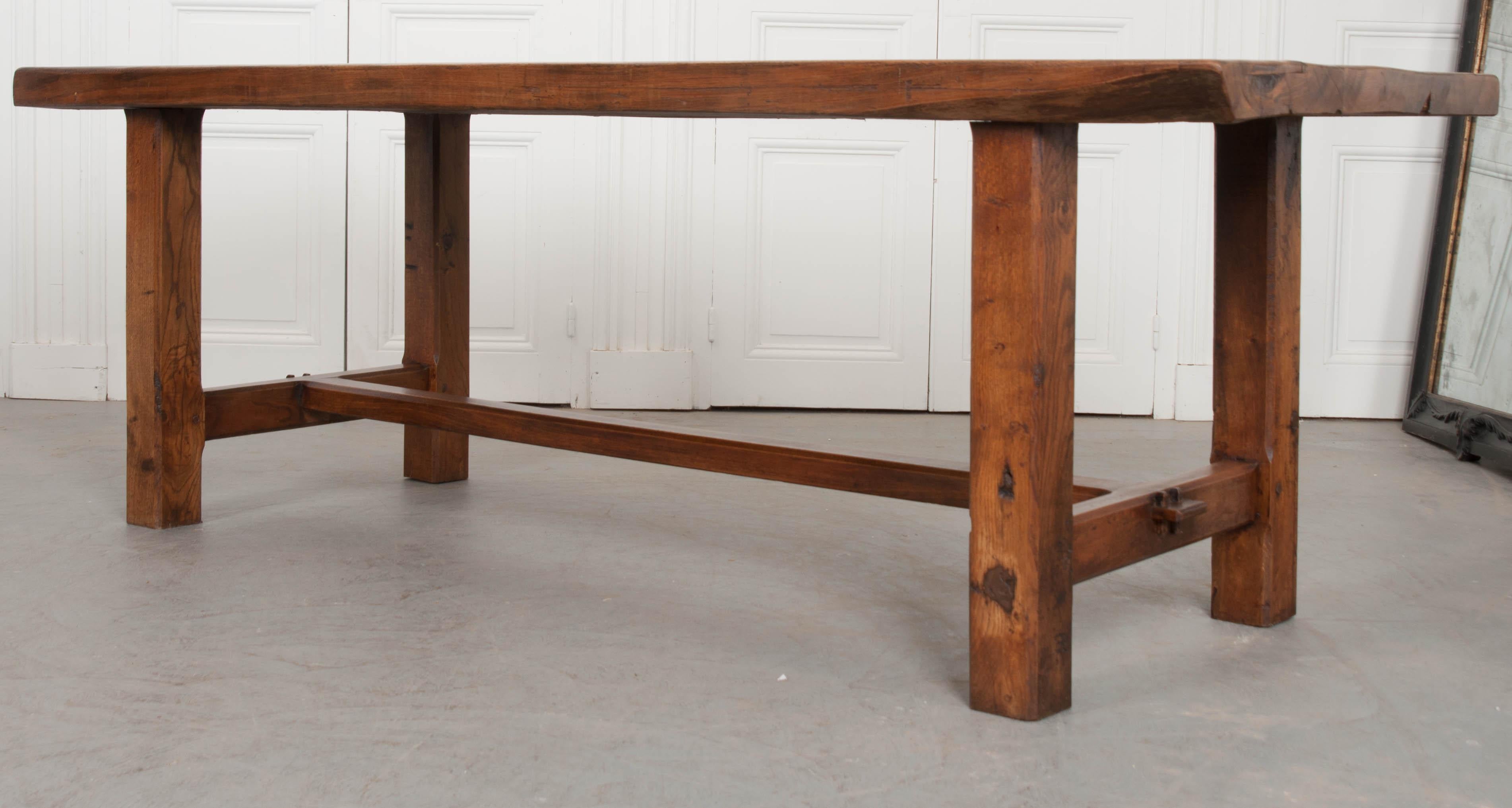 French 19th Century Elm Farm Table 13