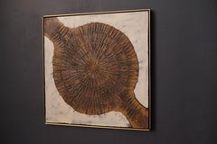 Vintage Abstract Oil Painting by R. Styles