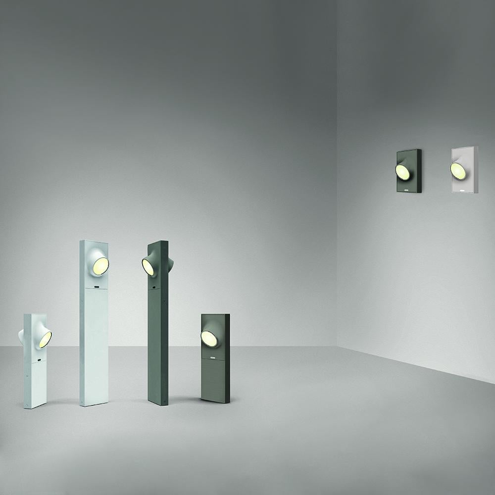 Modern Artemide Ciclope Wall Light in Gray by Alessandro Pedretti For Sale