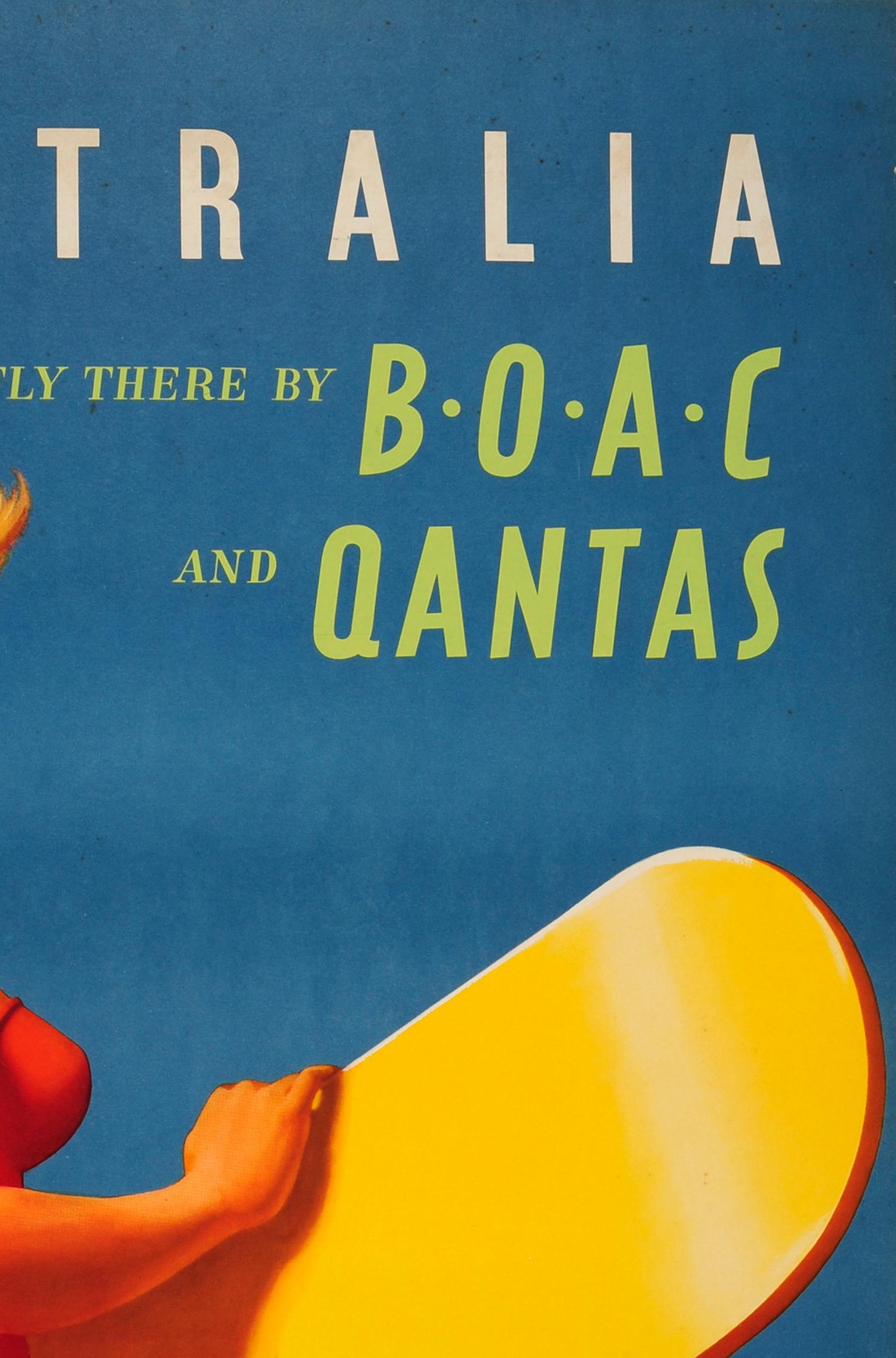 vintage qantas posters