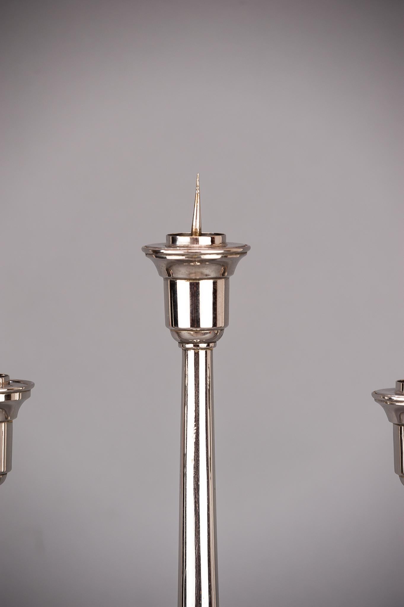 art deco candle holders