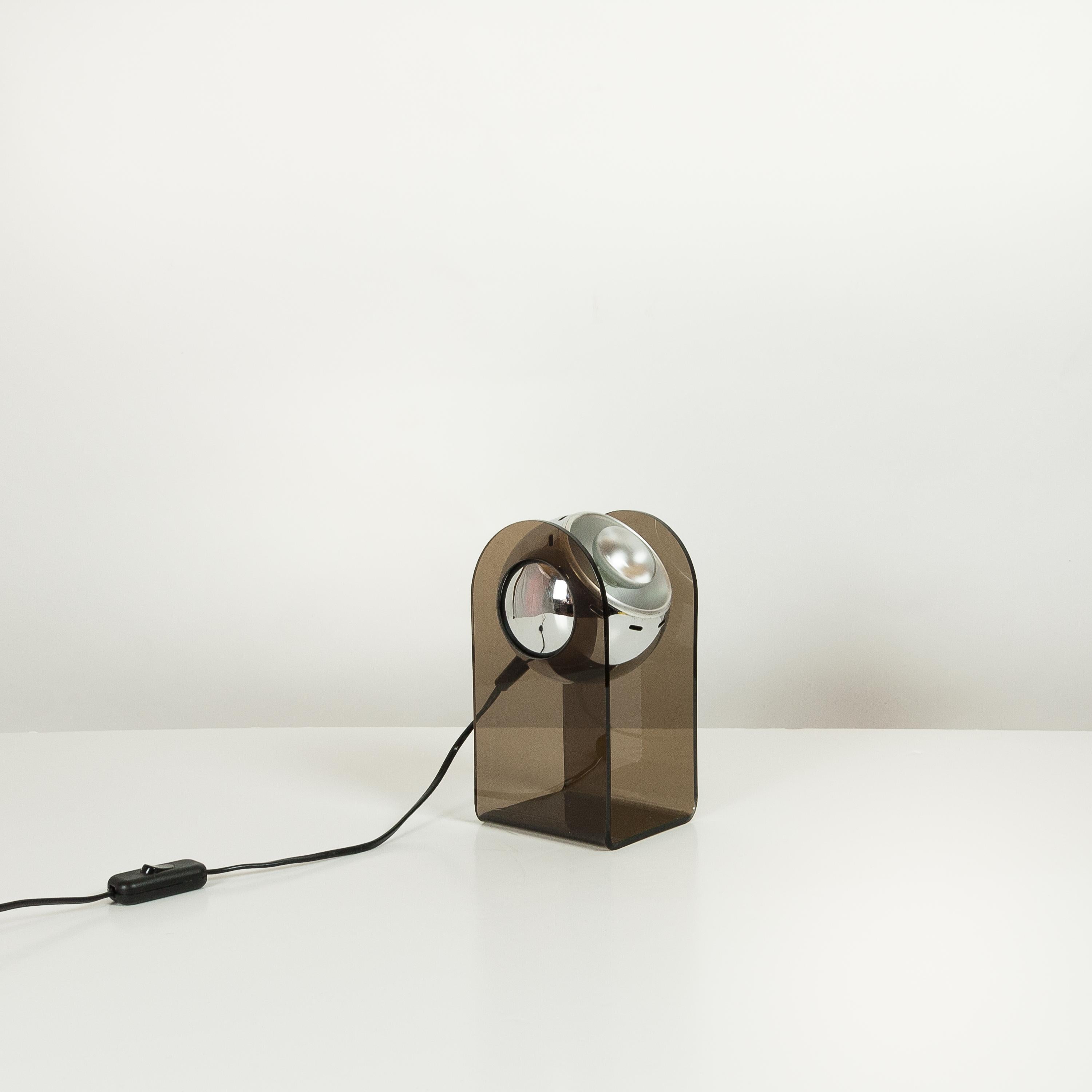 Mid-Century Modern Model 540 Table Lamp in the Style of Gino Sarfatti for Arteluce, circa 1970s