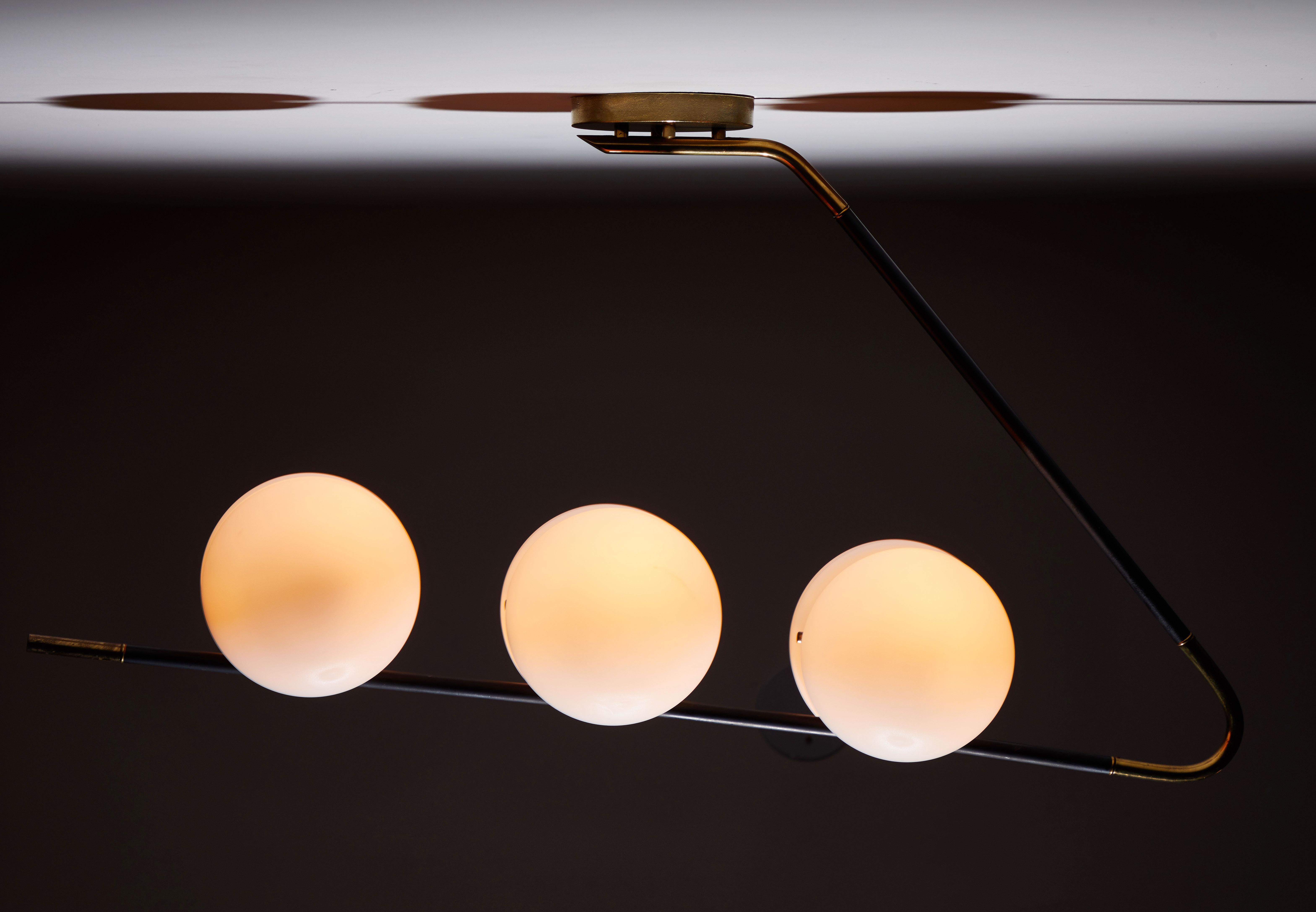 Mid-Century Modern Ceiling Light by Lunel