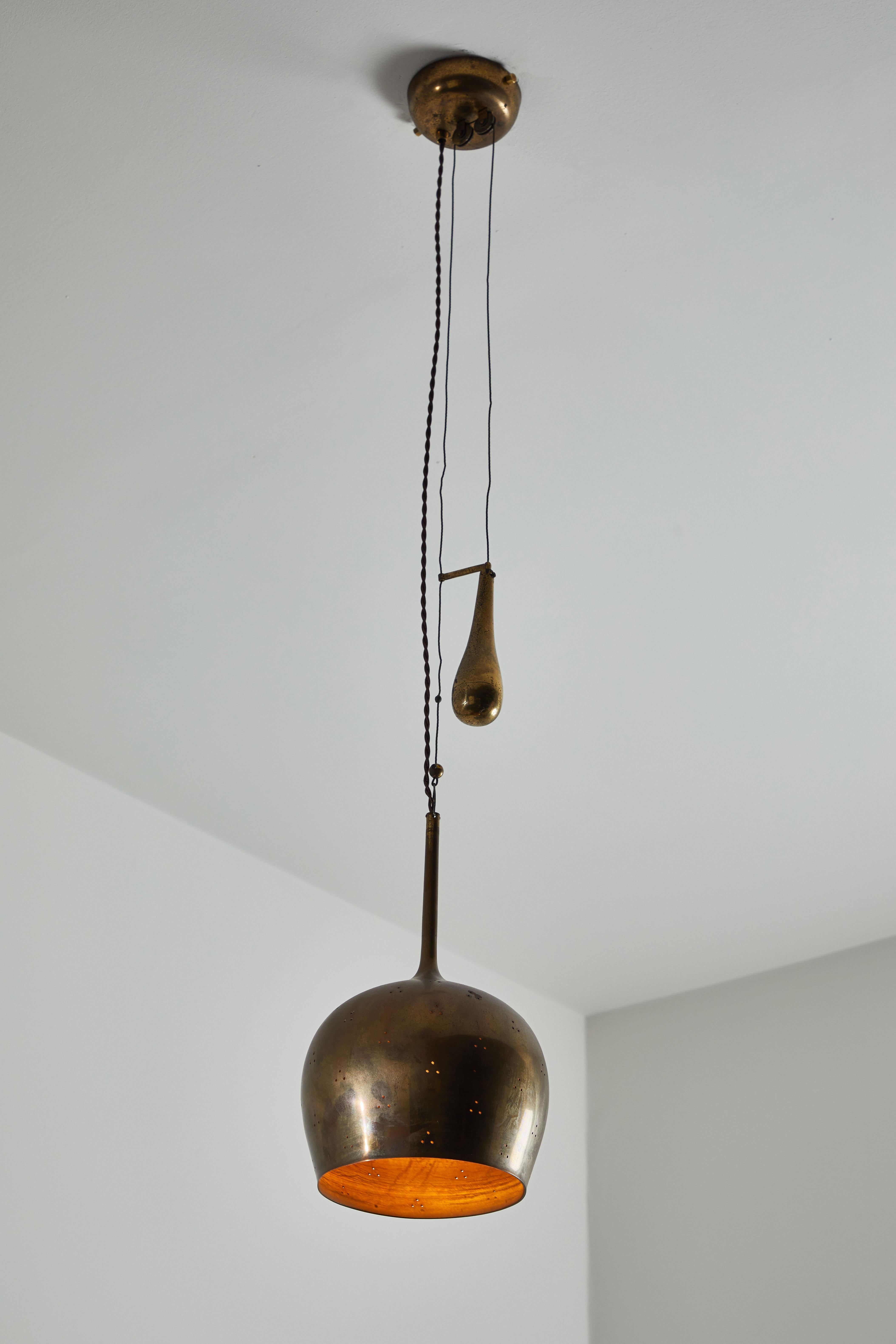 Finnish Counterweight Pendant by Paavo Tynell