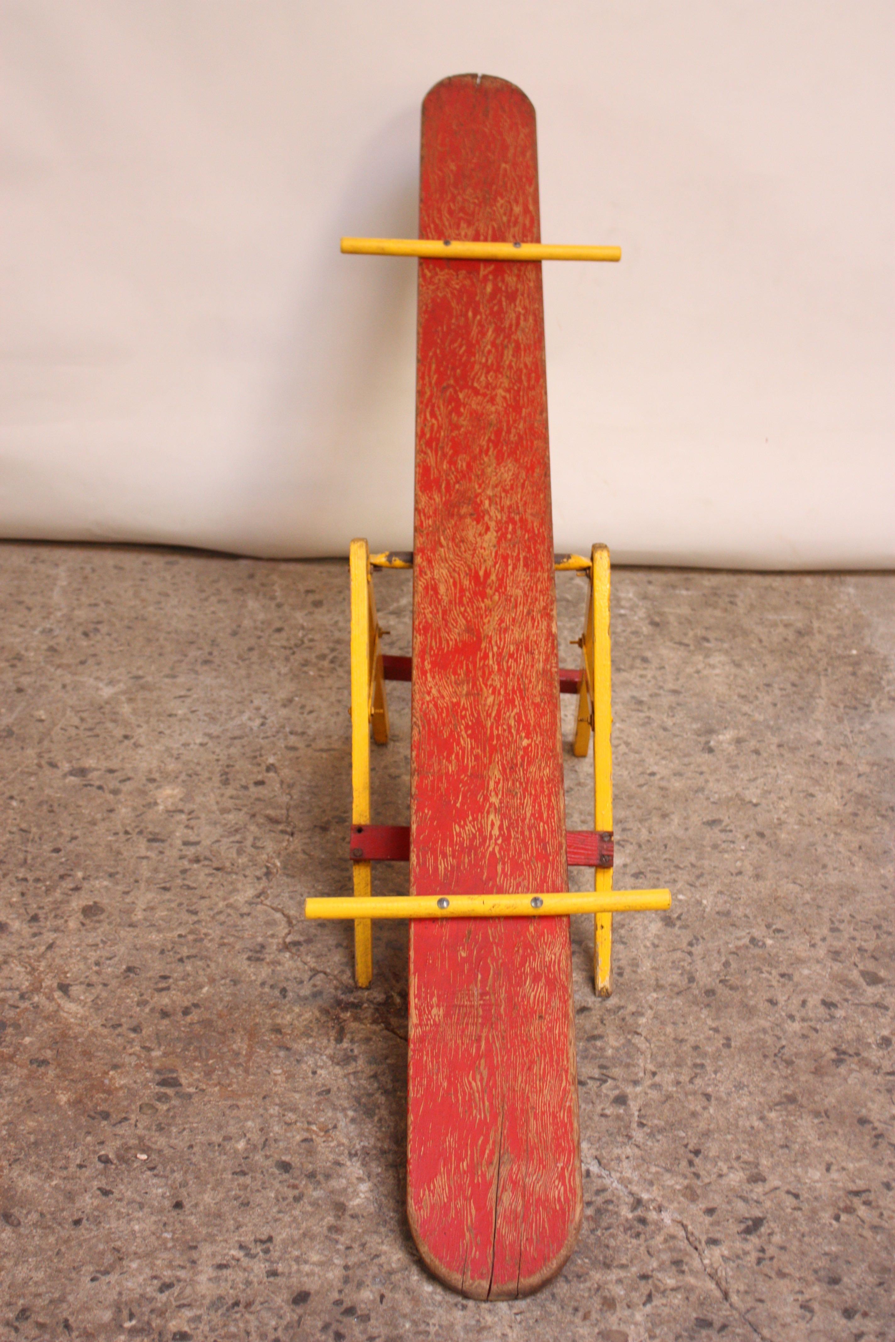 popsicle stick seesaw