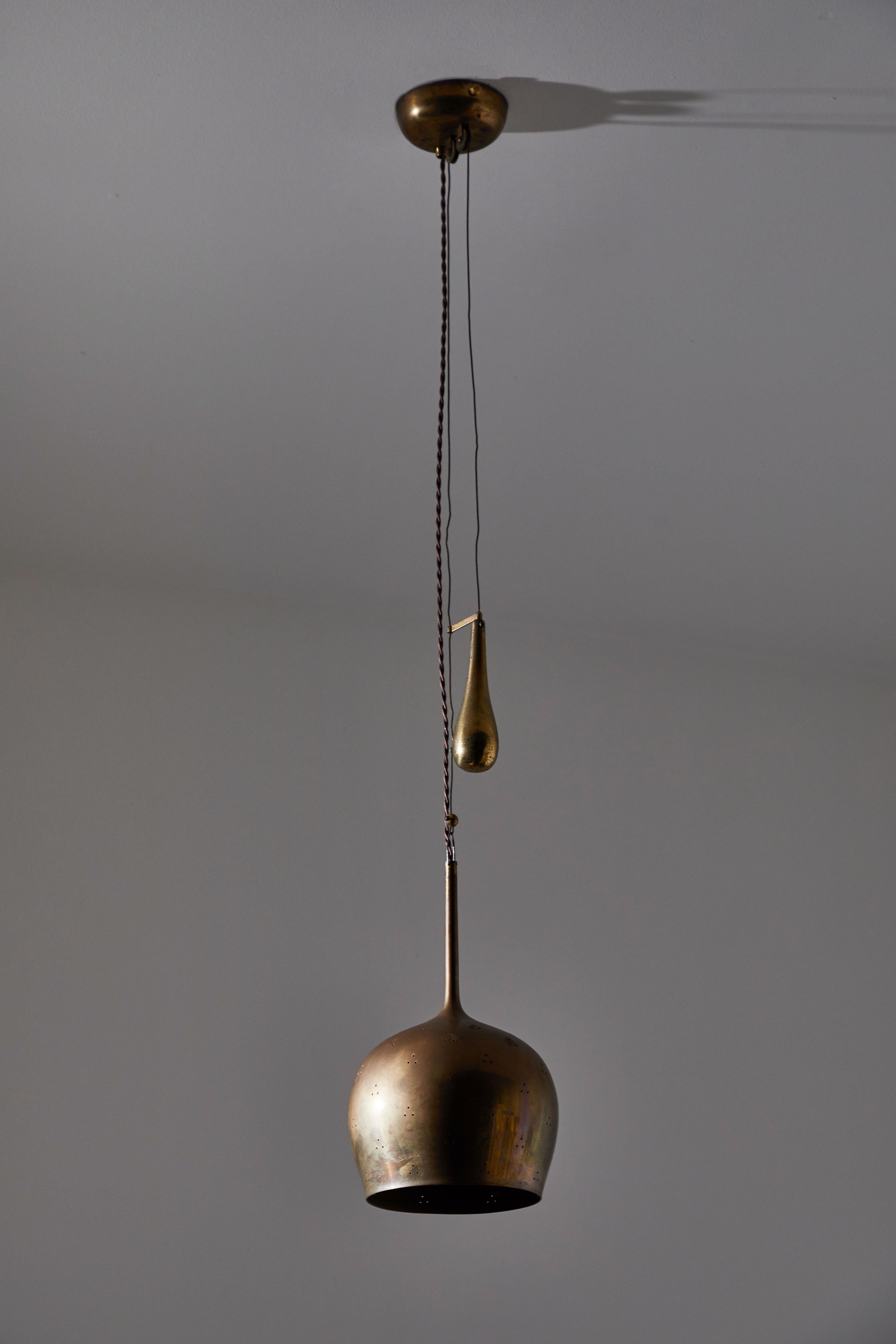 Mid-20th Century Counterweight Pendant by Paavo Tynell