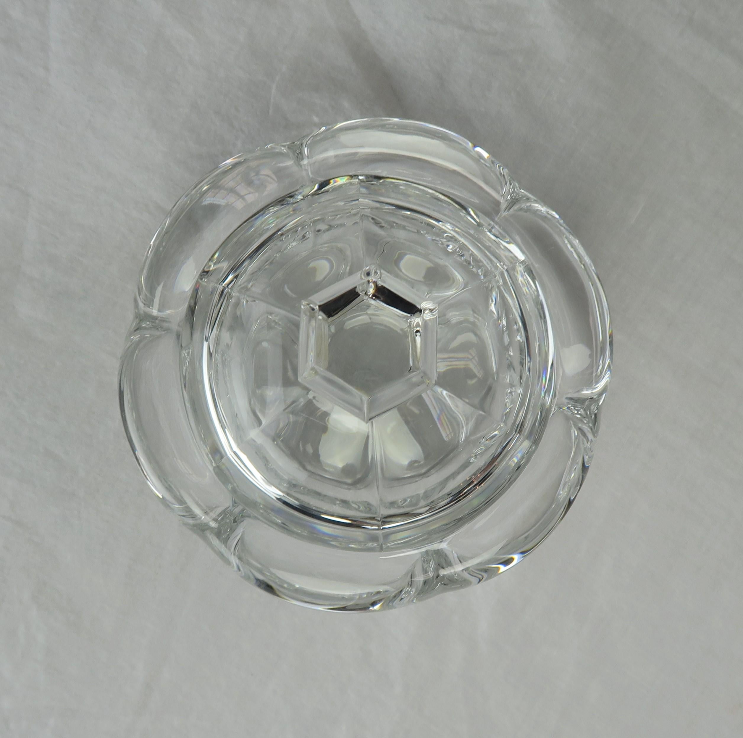 Crystal Baccarat Harcourt Missouri Jam or Sauce Jar