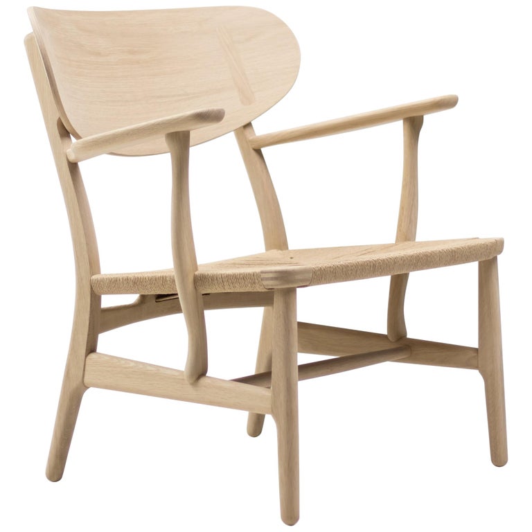 Hans Wegner Signed Limited Edition CH22 Lounge Chair For Sale at 1stdibs