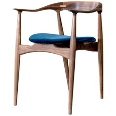 Korsu Wood and Fabric Dining Chair by ATRA