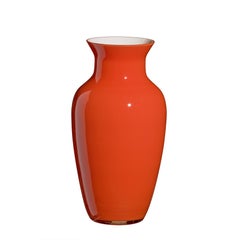 Small I Cinesi Vase in Orange by Carlo Moretti