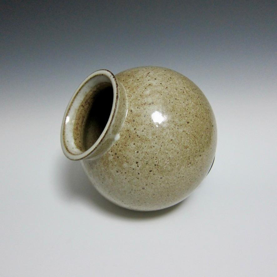 Modern Wheel Thrown Moon Jar by Jason Fox For Sale