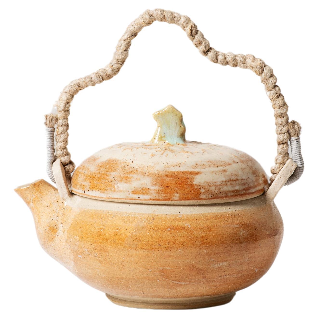Wheel thrown Teapot ‘acorn’ For Sale