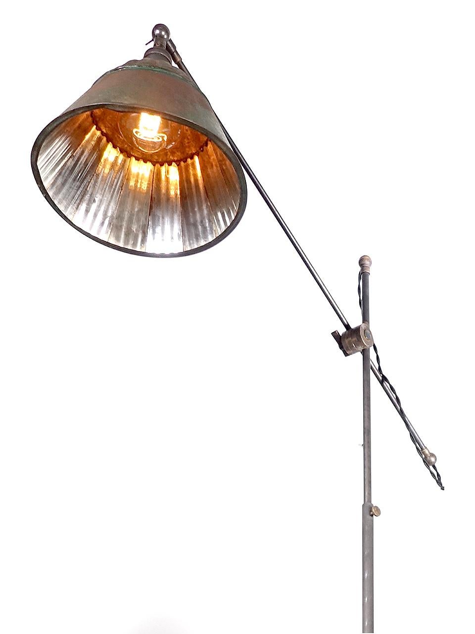 American Wheeler Floor Lamp