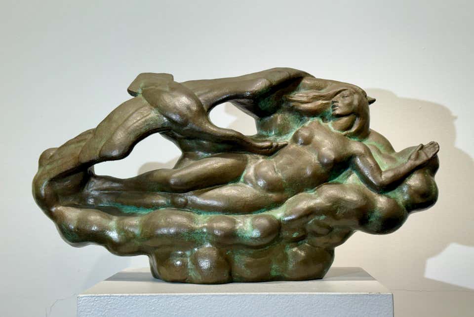 "Leda and the Swan" Wheeler Williams, Modernist, Classical Myth, Art Deco