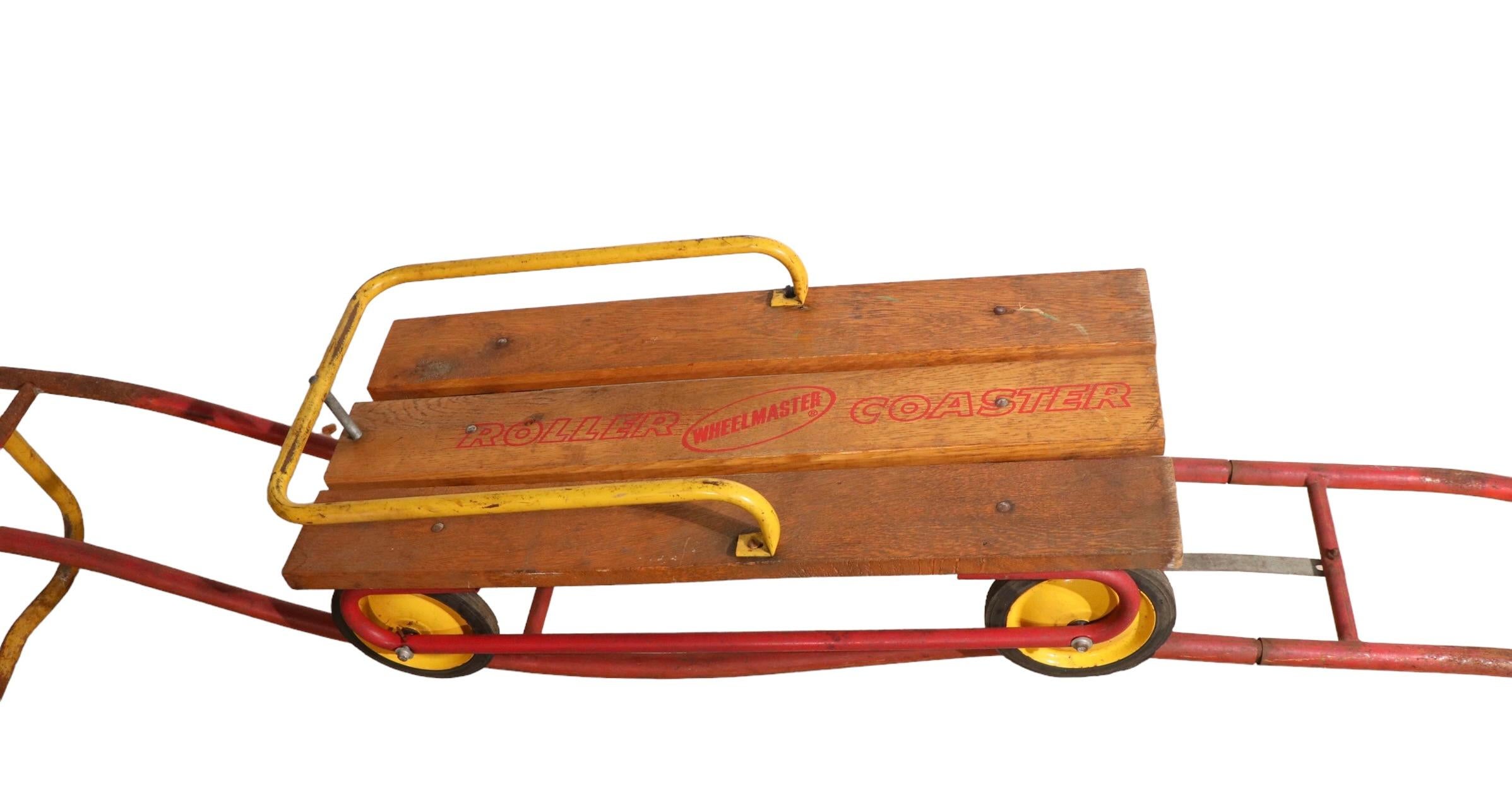 Steel Wheelmaster Roller Coaster Ride C. 1950/1960's  For Sale