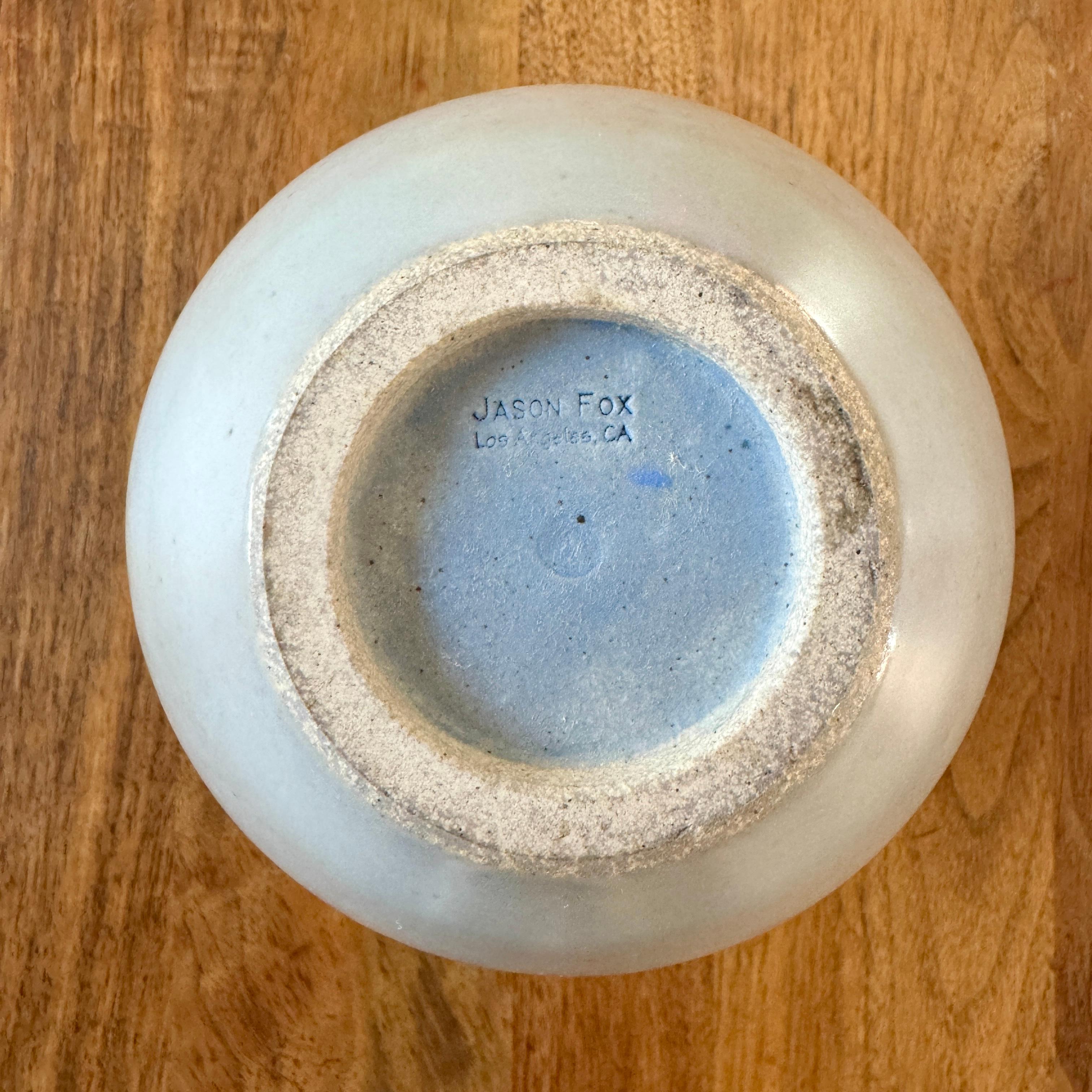 American Wheelthrown Ceramic Bud Vase by Jason Fox For Sale