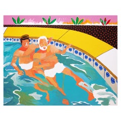 When Good Neighbours Become Good Friends Gemlde von Alan Fears, Pop Art
