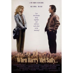 'When Harry Met Sally...' 1989 U.S. One Sheet Film Poster