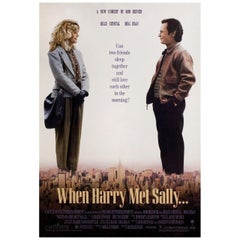 'When Harry Met Sally...' 1989 U.S. One Sheet Film Poster
