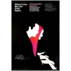 When I Live My Life Over Again 2015 U.S. One Sheet Film Poster Signed