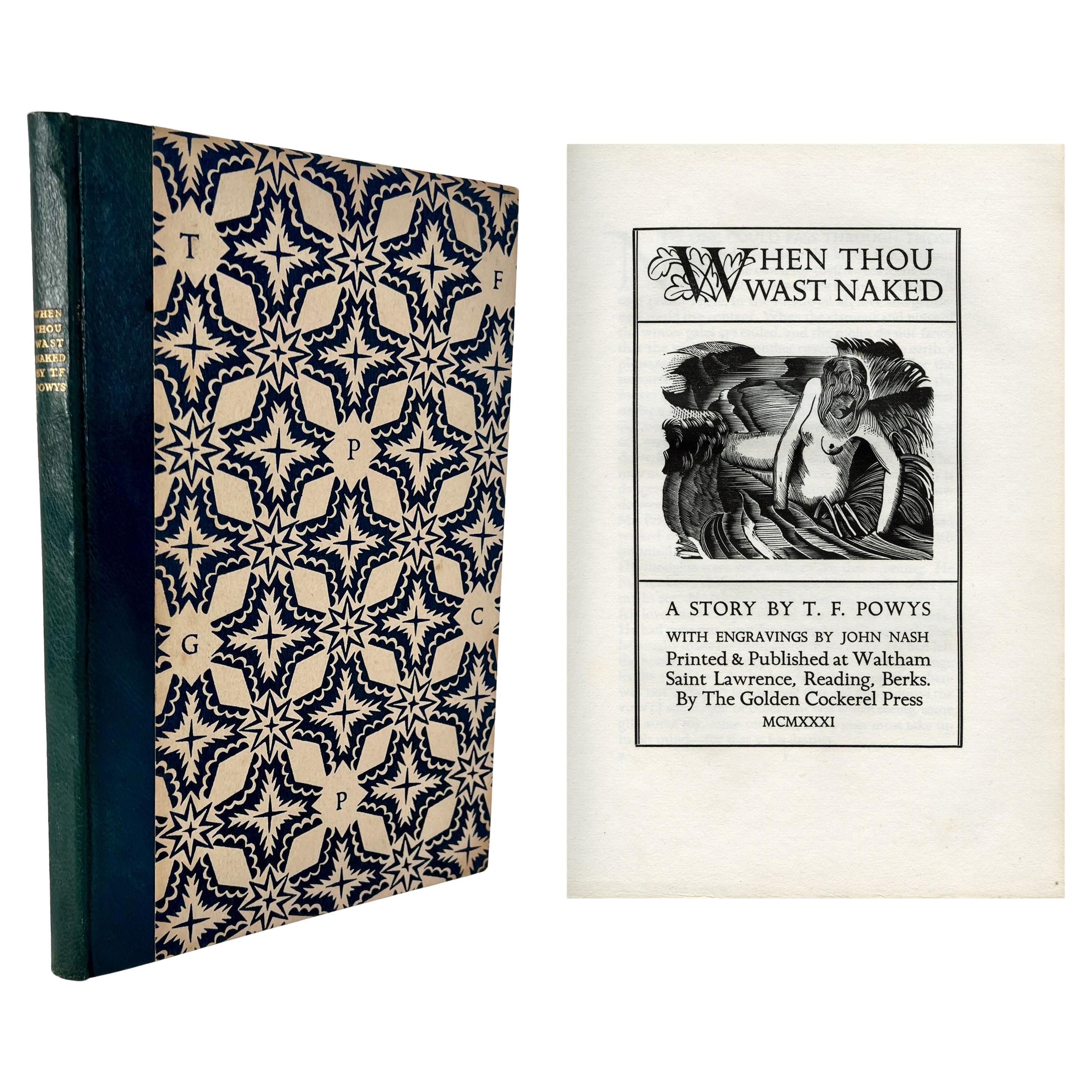 When Thou Wast Naked par AT&T - Golden Cockerel Press en vente