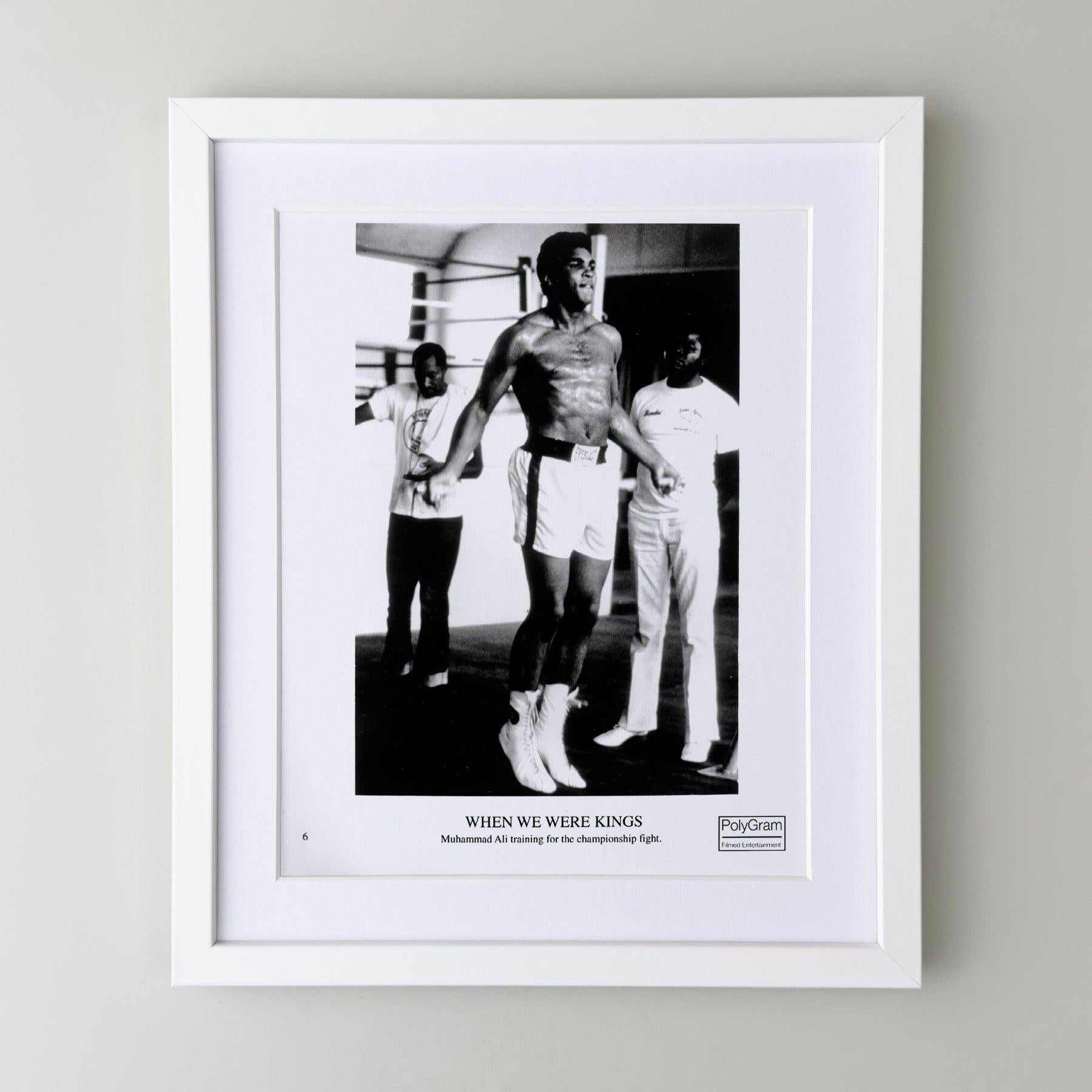 Américain When We Were Kings 1996 Publicity Film Movie Press Still Framed en vente