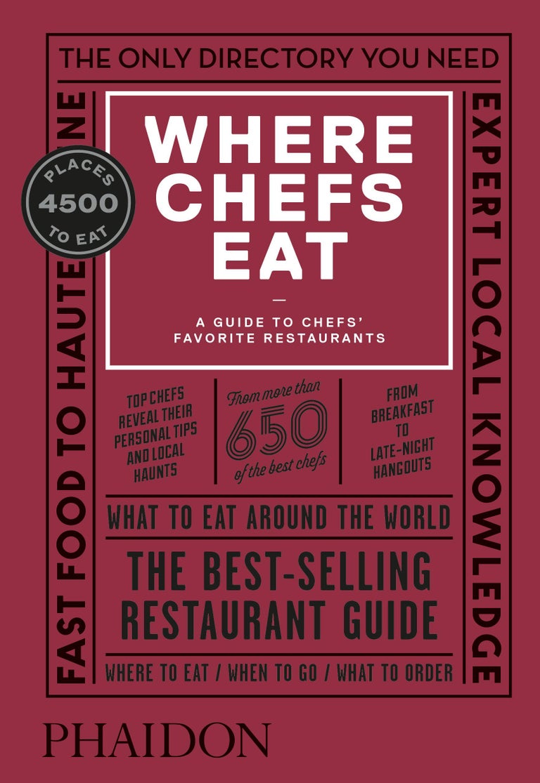 Contemporary Where Chefs Eat Book - A Guide to Chefs' Favorite Restaurants For Sale