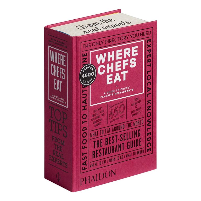 Where Chefs Eat Book - A Guide to Chefs' Favorite Restaurants For Sale