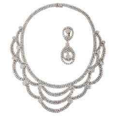 Wo Glamour auf Anmut trifft - 61,00 Karat Diamant-Halsketten